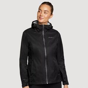 Eddie Bauer Cloud Cap Waterproof Rain Jacket Weatheredge Black Large Tall $109